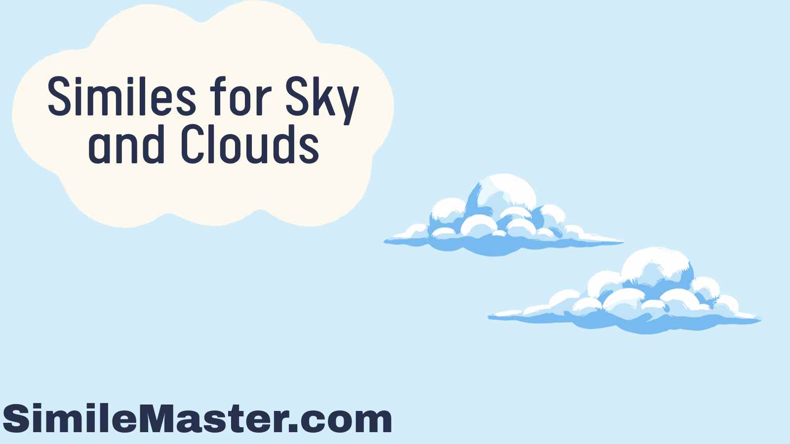 Similes for Sky and Clouds