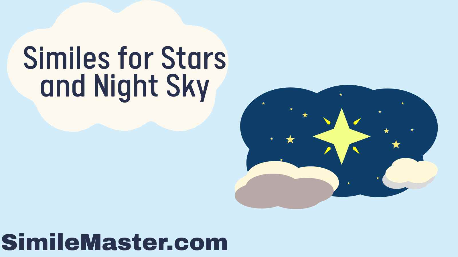 Similes for Stars and Night Sky