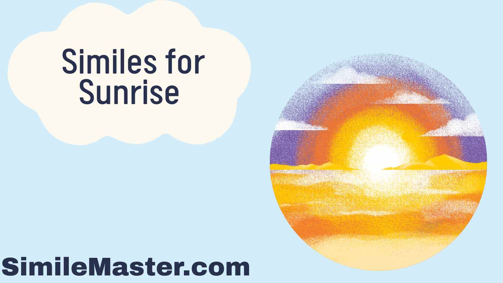 Similes for Sunrise