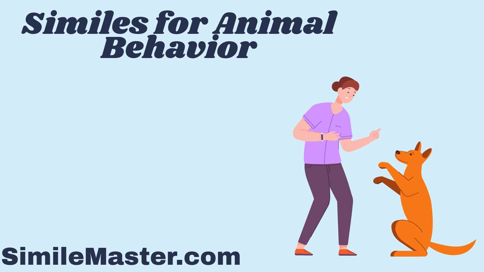 Similes for Animal Behavior