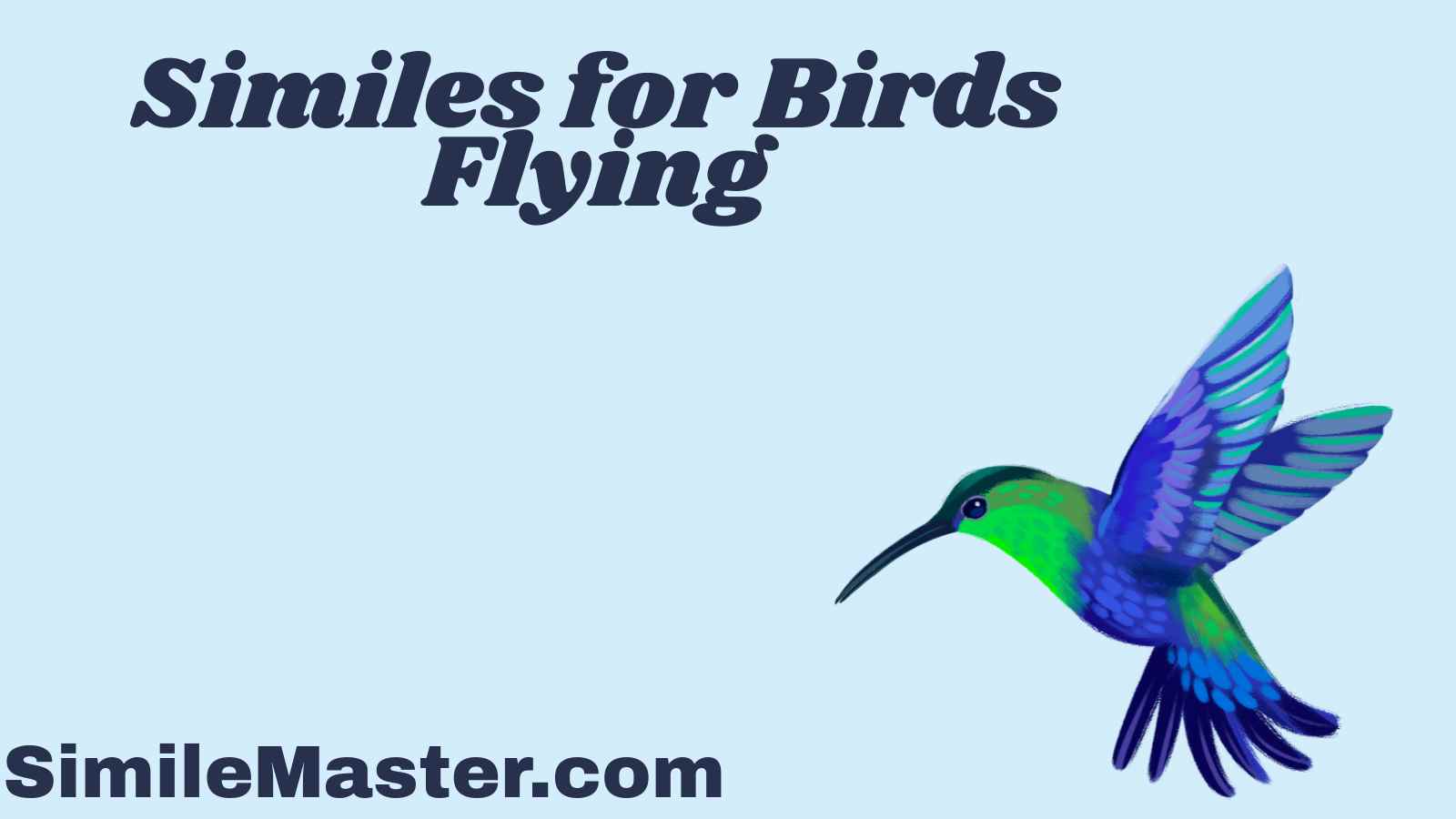 Similes for Birds Flying