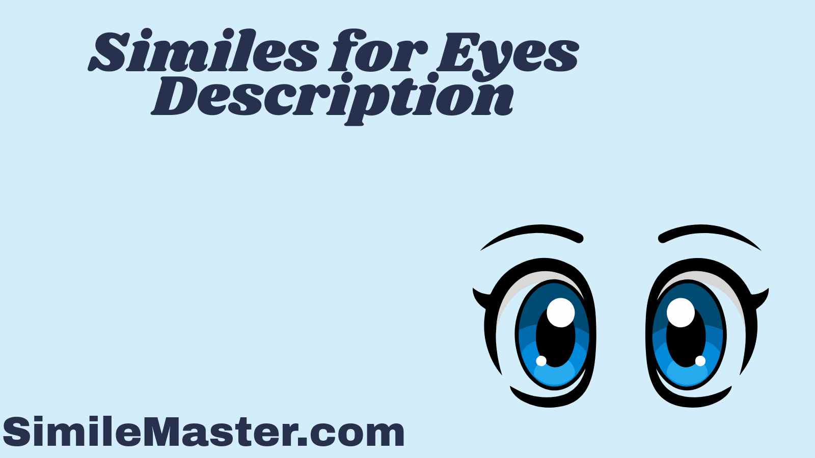 Similes for Eyes Description
