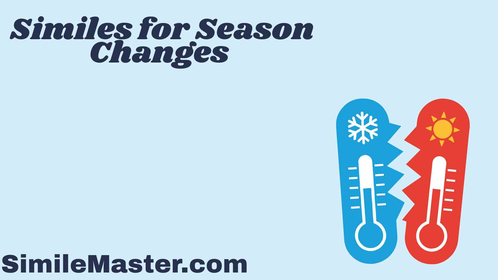 Similes for Season Changes
