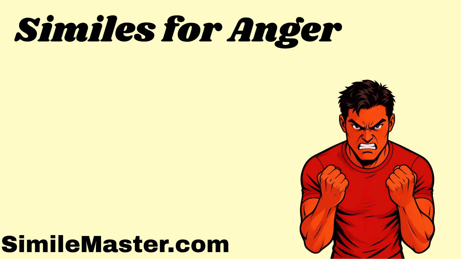 Similes for Anger