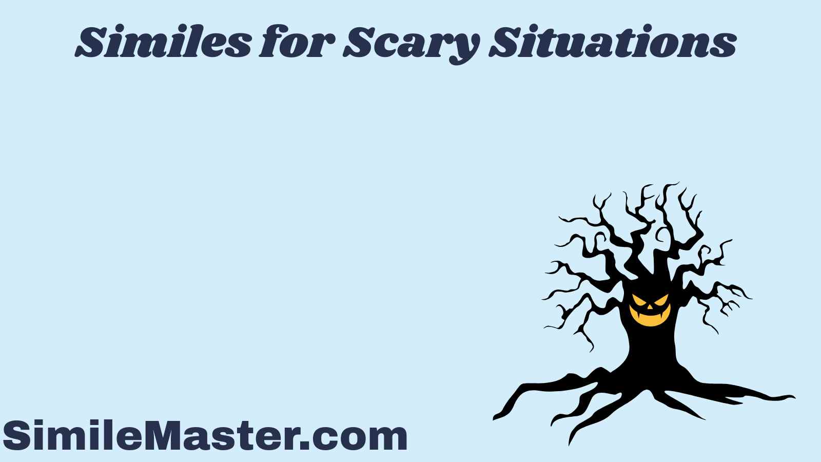 Similes for Scary Situations