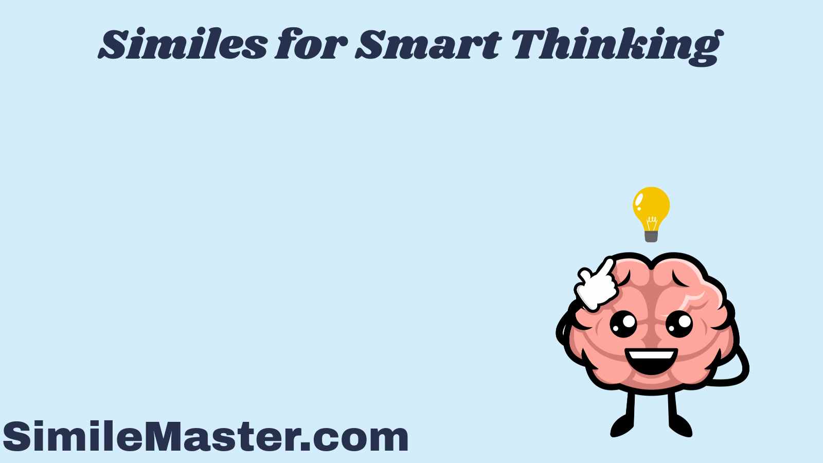 Similes for Smart Thinking