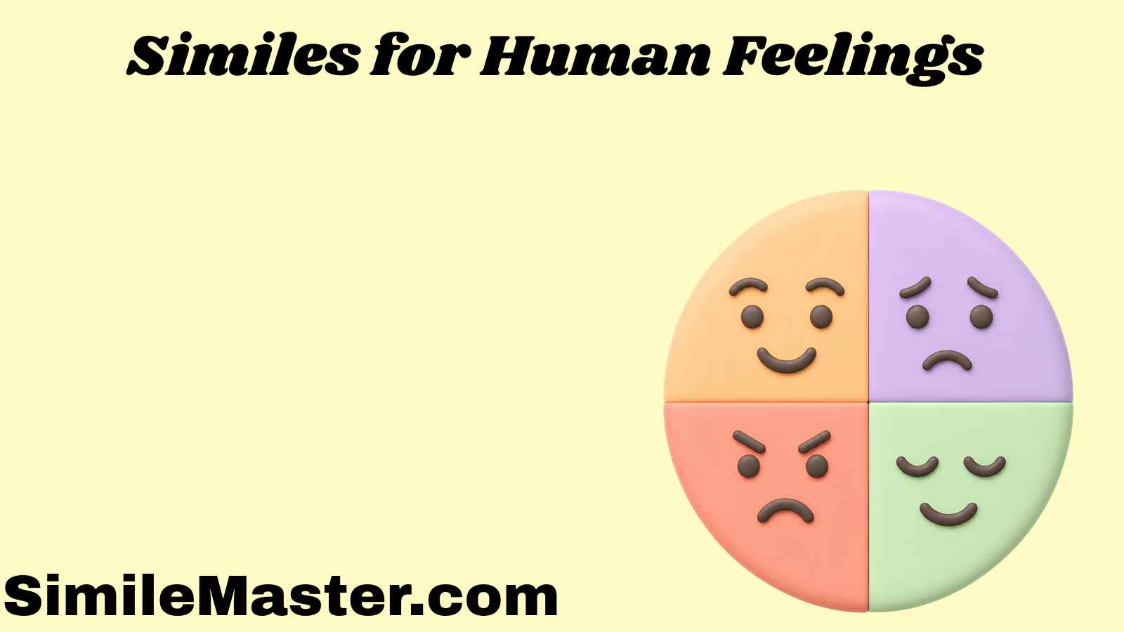 Similes for Human Feelings