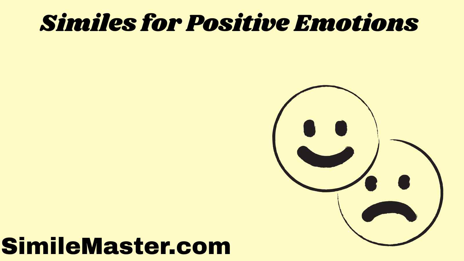 Similes for Positive Emotions